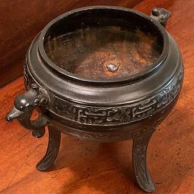 Vintage Japanese Cast Iron Censer