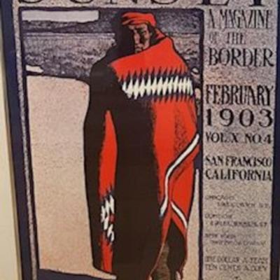 Sunset Magazine Framed Poster