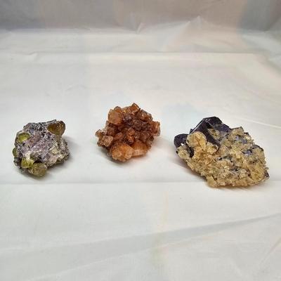 Rhodochrosite, Argonite, Barite Specimens & More (GB-JS)