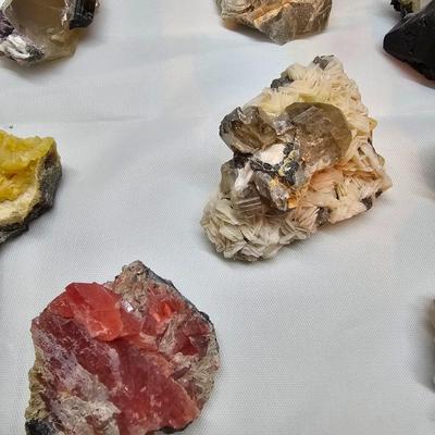 Rhodochrosite, Argonite, Barite Specimens & More (GB-JS)