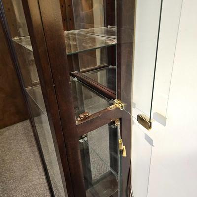 Five Glass Shelf Lighted Curio Cabinet by Pulaski Furniture (GB-JS)