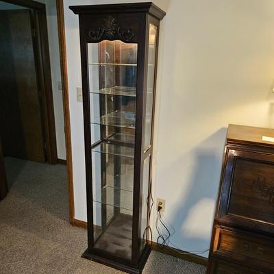 Five Glass Shelf Lighted Curio Cabinet by Pulaski Furniture (GB-JS)
