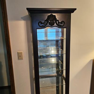 Five Glass Shelf Lighted Curio Cabinet by Pulaski Furniture (GB-JS)