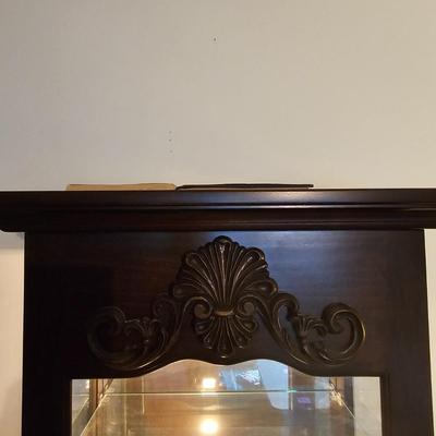 Five Glass Shelf Lighted Curio Cabinet by Pulaski Furniture (GB-JS)