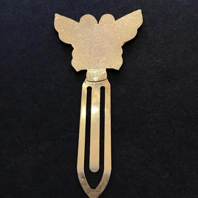 Vintage butterfly bookmark