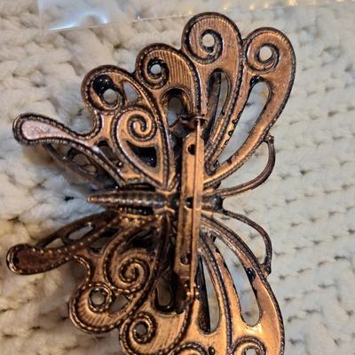 Sale Photo Thumbnail #239: Large butterfly brooch