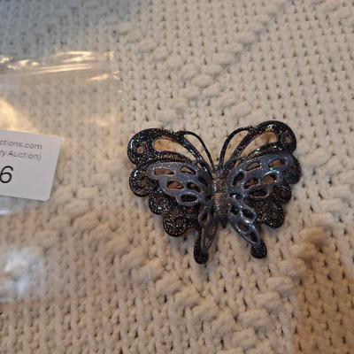 Sale Photo Thumbnail #236: Large butterfly brooch