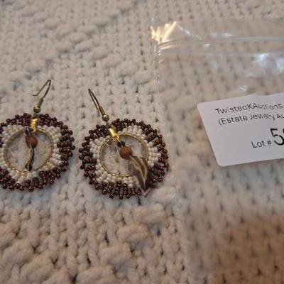 Sale Photo Thumbnail #254: Dreamcatcher style earrings