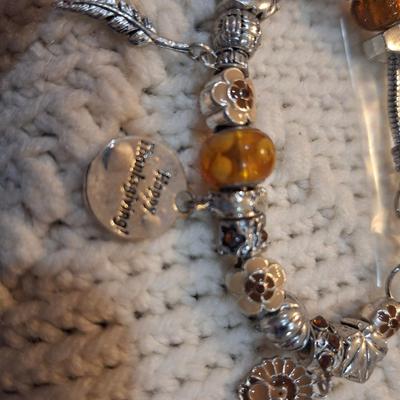 Sale Photo Thumbnail #295: November story line bracelet with charms