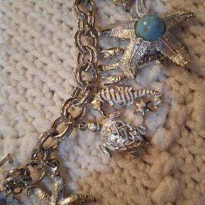 Sale Photo Thumbnail #323: Beach themed charm bracelet