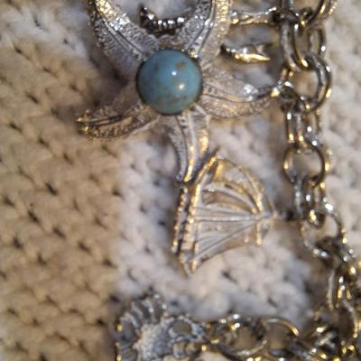 Sale Photo Thumbnail #320: Beach themed charm bracelet