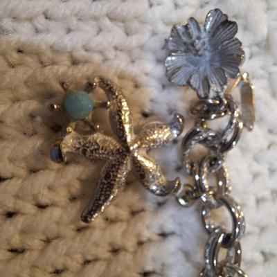 Sale Photo Thumbnail #318: Beach themed charm bracelet