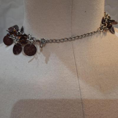 Sale Photo Thumbnail #383: brown beaded necklace