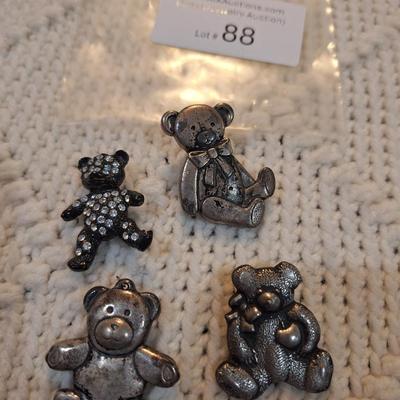 Sale Photo Thumbnail #396: Bear pins or brooches