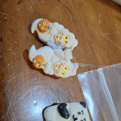 Sale Photo Thumbnail #430: 2 pair earrings and one charm