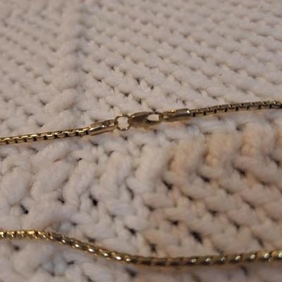 Sale Photo Thumbnail #493: gold tone necklace with whistle
