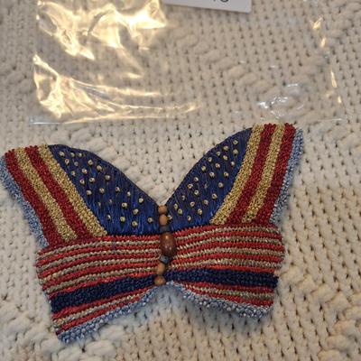 Sale Photo Thumbnail #498: patriotic butterfly patch