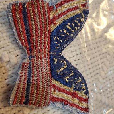 Sale Photo Thumbnail #500: patriotic butterfly patch