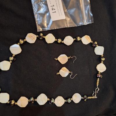 Sale Photo Thumbnail #630: Necklace and earring set