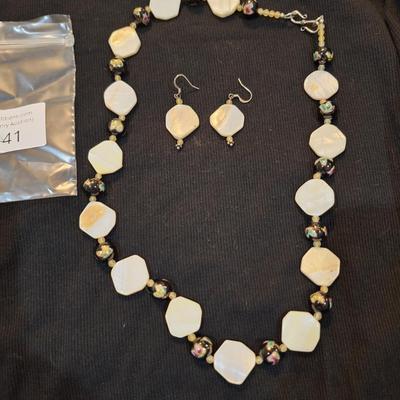 Sale Photo Thumbnail #629: Necklace and earring set