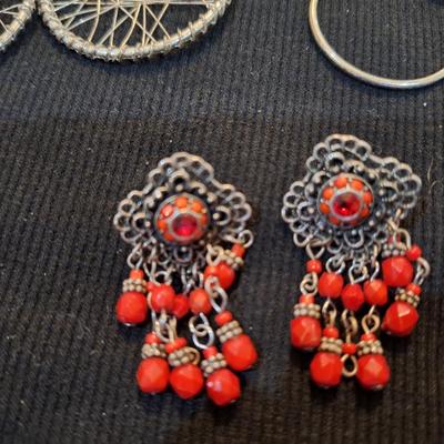 Sale Photo Thumbnail #679: dream catcher and other earrings