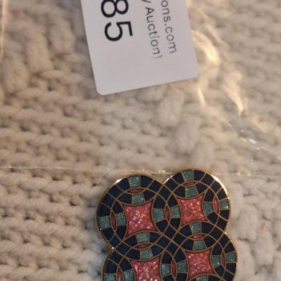 Sale Photo Thumbnail #829: enamel brooch