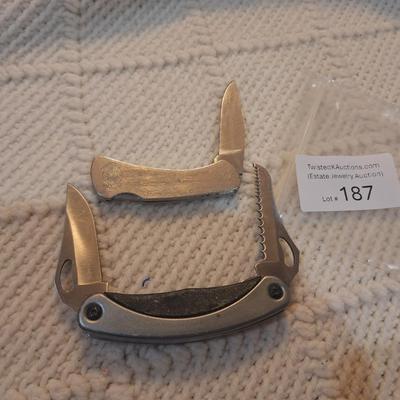 Sale Photo Thumbnail #836: 2 pocket knives- one is USA