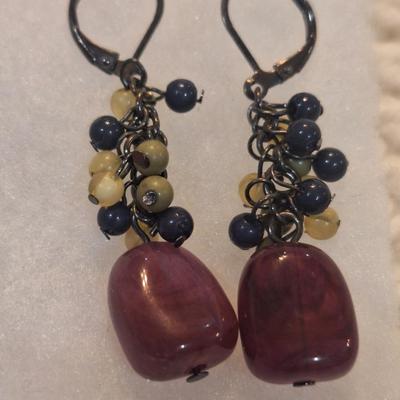 Sale Photo Thumbnail #875: 3 pair dangle earrings
