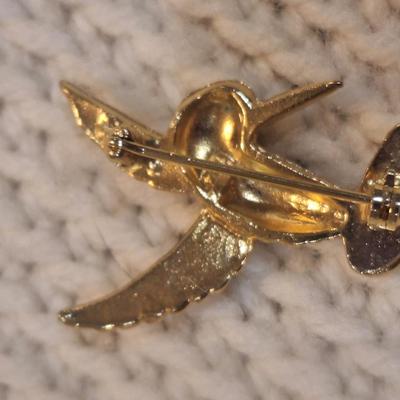 Sale Photo Thumbnail #882: hummingbird brooch