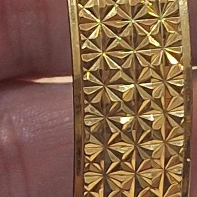 Sale Photo Thumbnail #890: 2 bracelets, silver tone bears and gold tone cuff