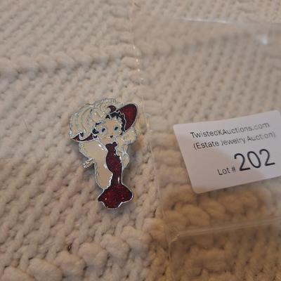 Sale Photo Thumbnail #913: Betty Boop lapel pin