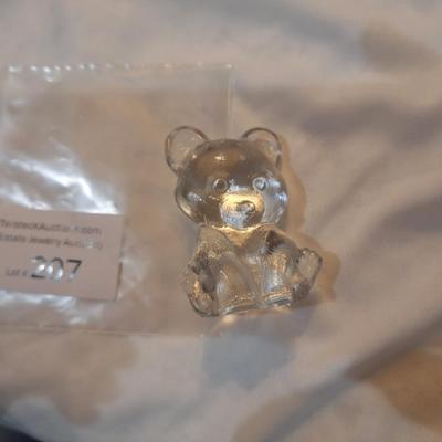 Sale Photo Thumbnail #933: glass bear