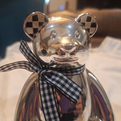 Sale Photo Thumbnail #942: silver bear - coin bank