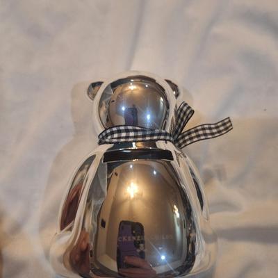 Sale Photo Thumbnail #940: silver bear - coin bank