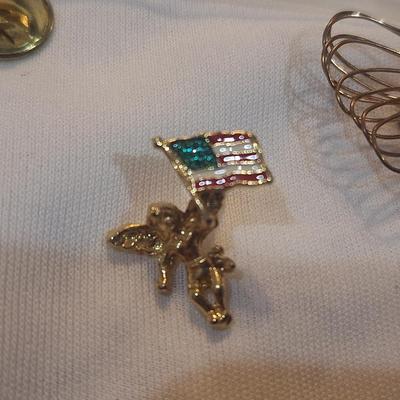 Sale Photo Thumbnail #948: angel brooch and pin