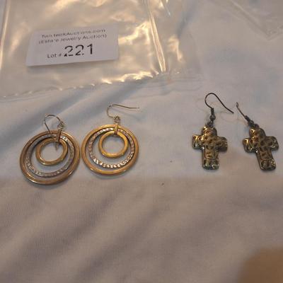 Sale Photo Thumbnail #967: 2 pair earrings