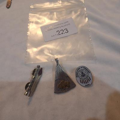 Sale Photo Thumbnail #980: lapel pins- native American style pins