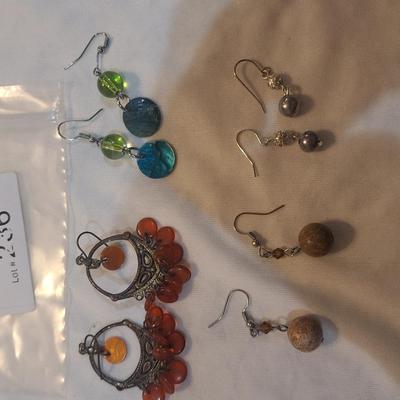 Sale Photo Thumbnail #1048: multi colored earrings bundle