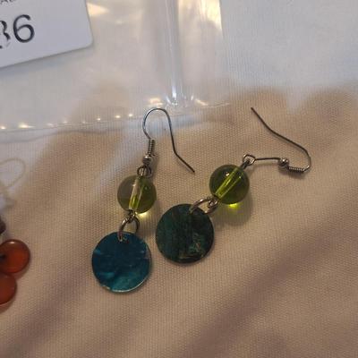 Sale Photo Thumbnail #1045: multi colored earrings bundle