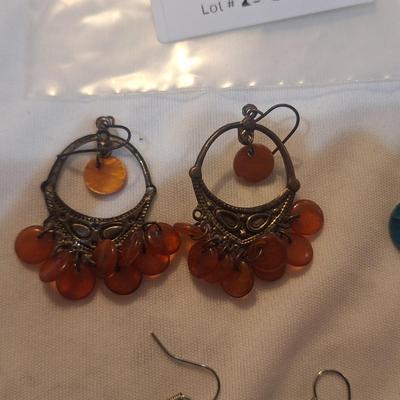 Sale Photo Thumbnail #1044: multi colored earrings bundle