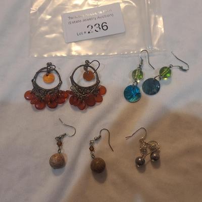 Sale Photo Thumbnail #1043: multi colored earrings bundle