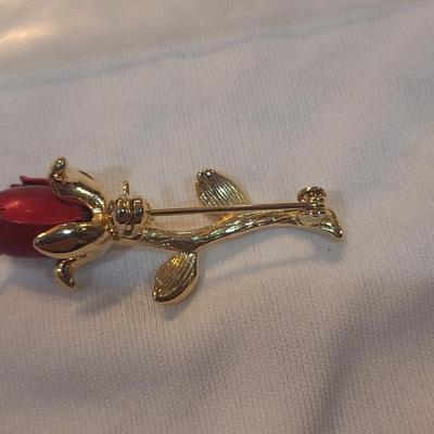 Sale Photo Thumbnail #1089: rose brooch