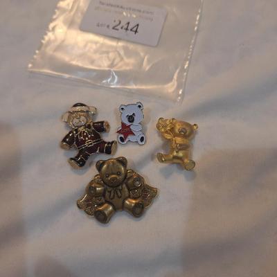 Sale Photo Thumbnail #1090: bear lapel pins