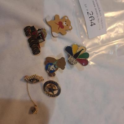 Sale Photo Thumbnail #1168: lapel pins and tie tack