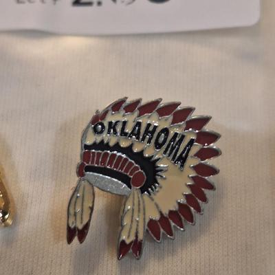 Sale Photo Thumbnail #1178: native American lapel pins
