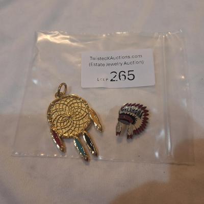Sale Photo Thumbnail #1175: native American lapel pins