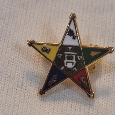 Sale Photo Thumbnail #1186: earrings and other free mason eastern star items