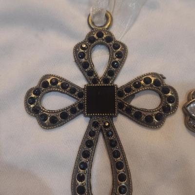 Sale Photo Thumbnail #1218: two decorative crosses