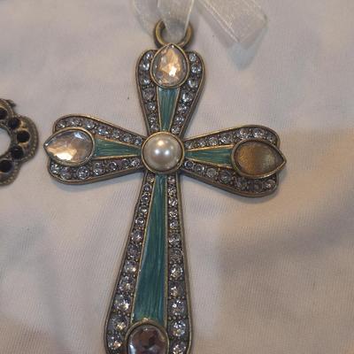 Sale Photo Thumbnail #1219: two decorative crosses