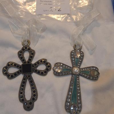 Sale Photo Thumbnail #1216: two decorative crosses